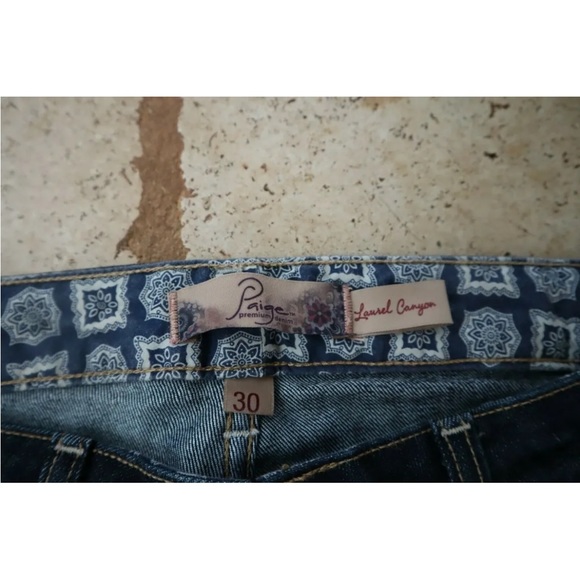 Paige Laurel Canyon Jeans 30 NWT - Picture 4 of 6